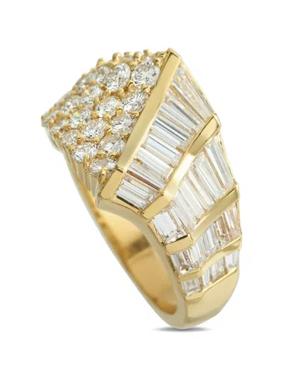 Pre-owned Lb Exclusive Diamond Ring In Gold