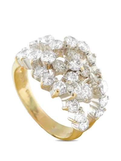 Pre-owned Lb Exclusive Diamond Ring In Gold