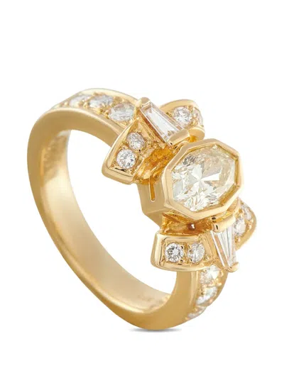 Pre-owned Lb Exclusive Diamond Ring In Gold