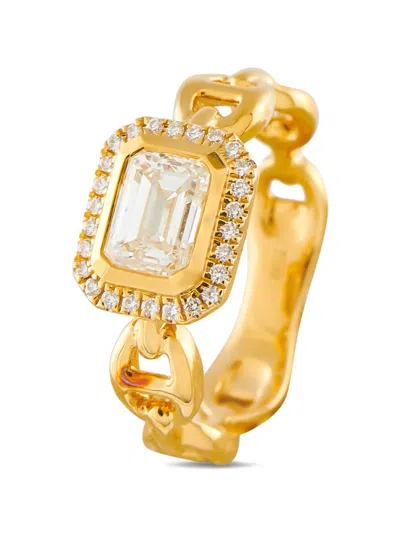 Pre-owned Lb Exclusive Diamond Ring In Gold