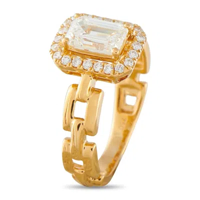 Pre-owned Lb Exclusive Diamond Ring In Gold