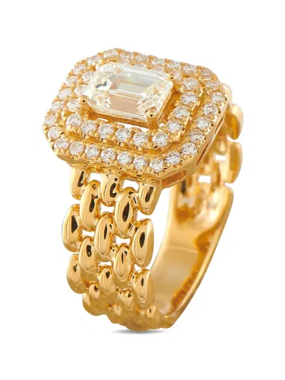 Pre-owned Lb Exclusive Diamond Ring In Gold