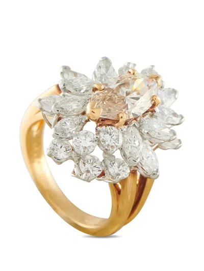 Pre-owned Lb Exclusive Diamond Ring In Gold