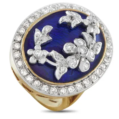 Pre-owned Lb Exclusive Diamond Ring In Gold