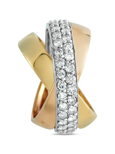 Pre-owned Lb Exclusive Diamond Ring In Gold