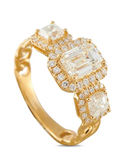 Pre-owned Lb Exclusive Diamond Ring In Gold