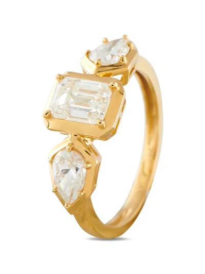 Pre-owned Lb Exclusive Diamond Ring In Gold