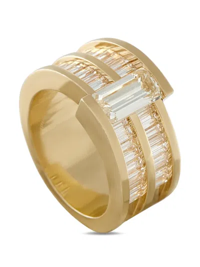 Pre-owned Lb Exclusive Diamond Ring In Gold