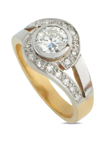 Pre-owned Lb Exclusive Diamond Ring In Gold