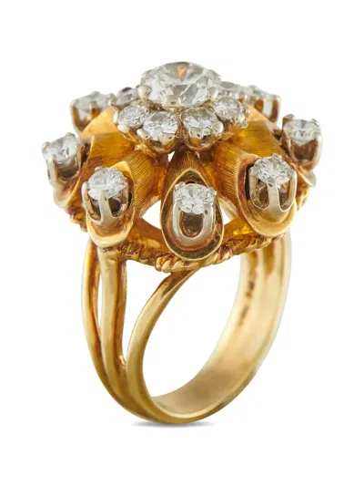 Pre-owned Lb Exclusive Diamond Ring In Gold