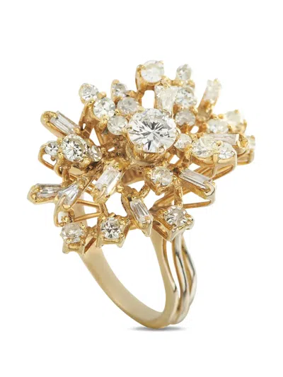 Pre-owned Lb Exclusive Diamond Ring In Gold