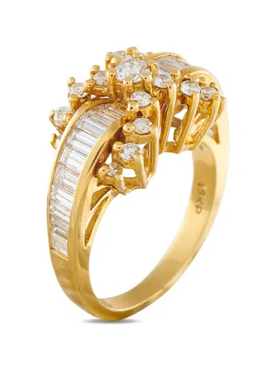 Pre-owned Lb Exclusive Diamond Ring In Gold