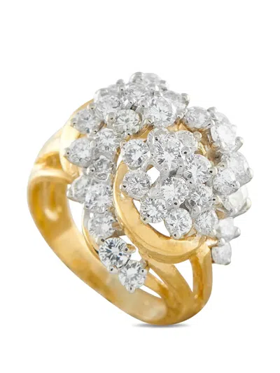 Pre-owned Lb Exclusive Diamond Ring In Gold