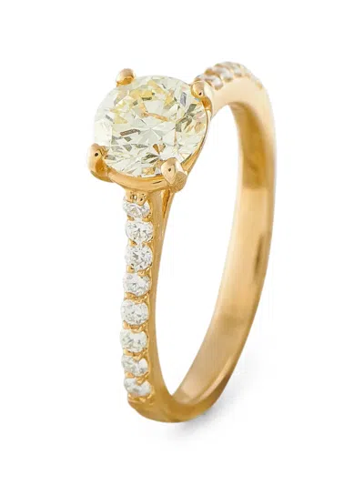 Pre-owned Lb Exclusive Diamond Ring In Gold