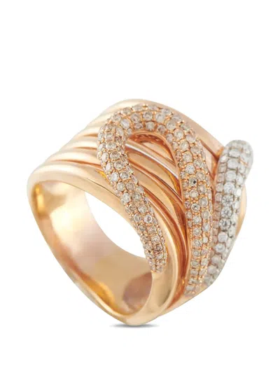 Pre-owned Lb Exclusive Diamond Ring In Pink