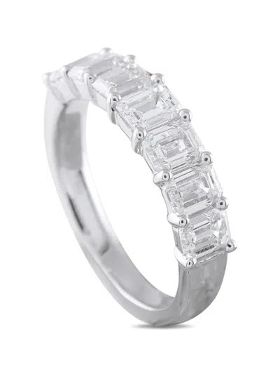 Pre-owned Lb Exclusive Diamond Ring In Silver