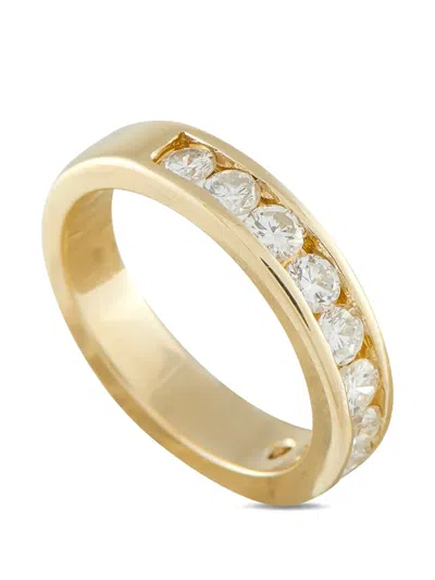 Pre-owned Lb Exclusive Layered Diamond Ring In Gold