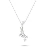 Lb Exclusive Platinum 0.55 Ct Pink Diamond Pendant Necklace Mf27-082225 In Silver