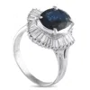 Lb Exclusive Platinum 1.01ct Diamond And Jade Ring Mf16-032625 In White