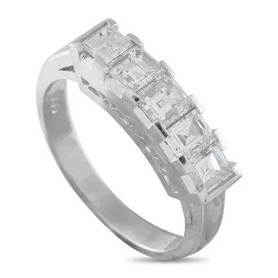 Lb Exclusive Platinum 1.02ct Diamond Ring #5331 In Metallic