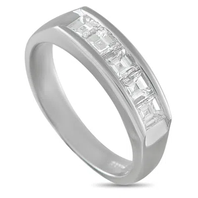 Lb Exclusive Platinum 1.03ct Diamond Ring #5260 In Silver