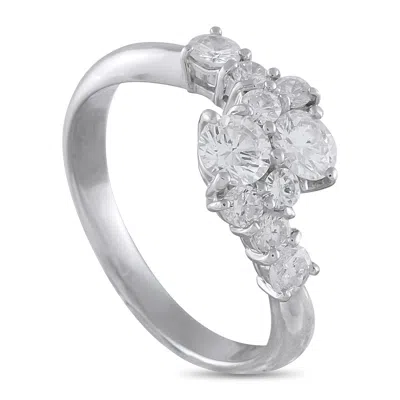 Lb Exclusive Platinum 1.05ct Diamond Ring Mf20-121625 In Metallic