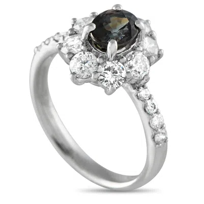 Lb Exclusive Platinum 1.35ct Diamond And Alexandrite Ring Mf20-061625