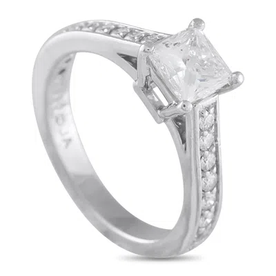 Lb Exclusive Platinum 1.36ct Diamond Ring Mf03-071125 In White