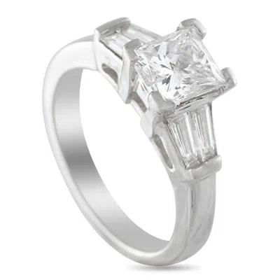 Lb Exclusive Platinum 1.45ct Diamond Ring Mf05-071625 In White