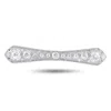 Lb Exclusive Platinum, 14k White Gold 3.50ct Diamond Art Deco Brooch Mf15-102025 In Silver
