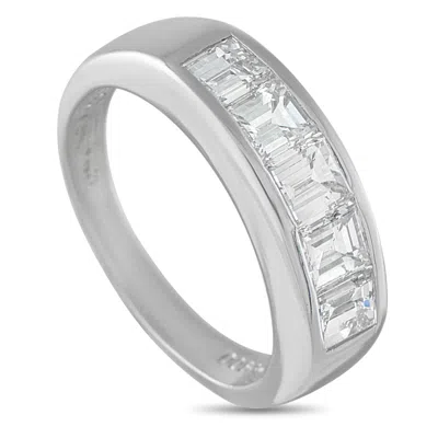 Lb Exclusive Platinum 1.50ct Diamond Ring #5259 In Silver