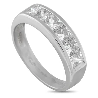 Lb Exclusive Platinum 1.50ct Diamond Ring #5261 In Metallic