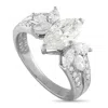 Lb Exclusive Platinum 1.89ct Diamond Ring Mf15-101625 In Metallic
