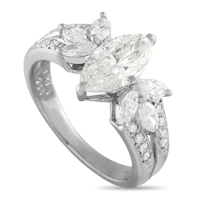 Lb Exclusive Platinum 1.89ct Diamond Ring Mf15-101625 In Metallic