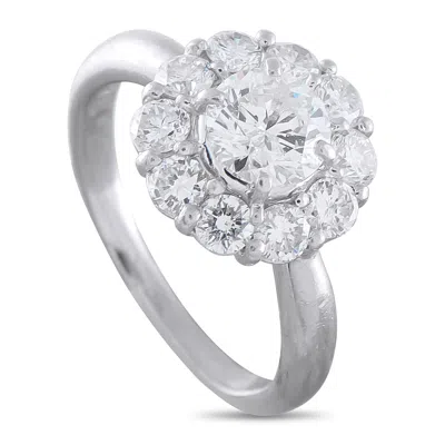 Lb Exclusive Platinum 2.02ct Diamond Ring Mf39-052126 In Silver