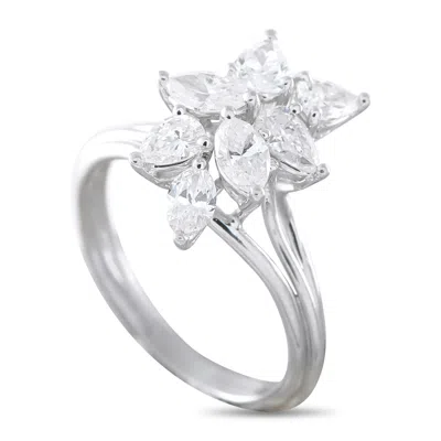 Lb Exclusive Platinum 2.40ct Diamond Cocktail Ring Mf06-062926 In White