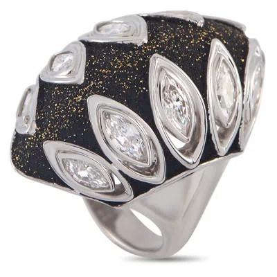 Lb Exclusive Platinum 2.43ct Diamond Statement Ring Mf08-051425 In Black
