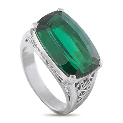 Lb Exclusive Platinum 7.45 Ct Tourmaline Ring Mf21-101725 In Multi
