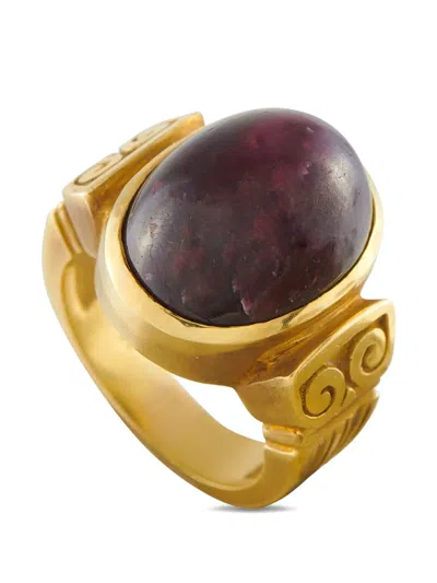 Pre-owned Lb Exclusive Ruby Ring In Gold