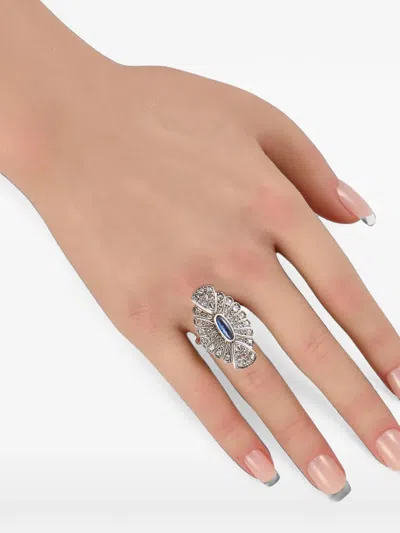 Pre-owned Lb Exclusive Sapphire Diamond Ring In 金色