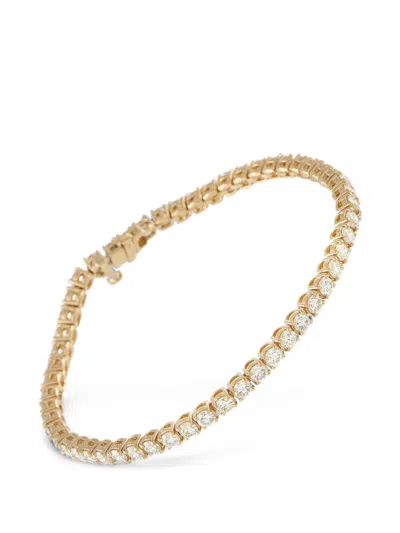 Pre-owned Lb Exclusive Tennis Diamond Bracelet In Gold