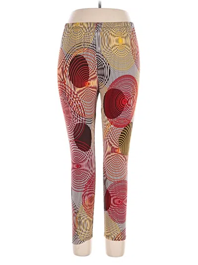Pre-owned Lbisse Leggings In Red