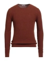 L.b.k. L. B.k. Man Sweater Tan Size S Acrylic, Wool In Brown