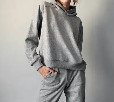 Lblc The Label Brenna Hoodie In Heather Grey In Gray