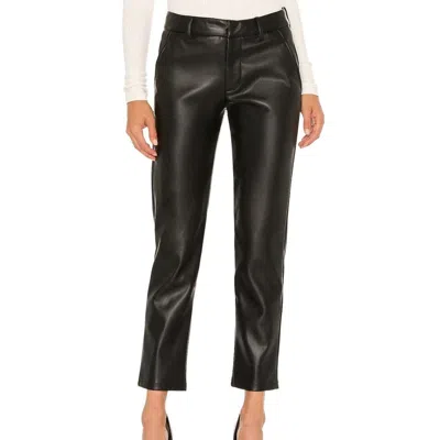 Lblc The Label Franny Trouser Women's Black Faux Leather Cropped Jdm853