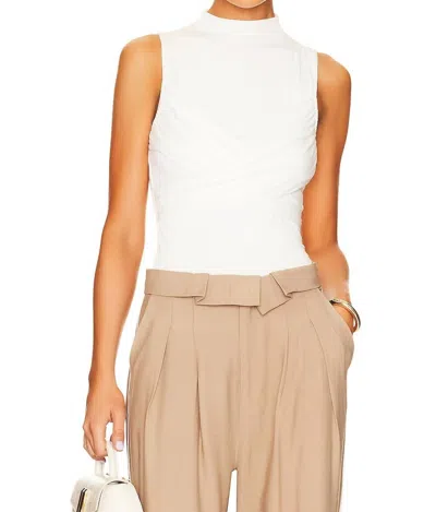 Lblc The Label Gwen Knot Top In White