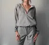 Lblc The Label Joey Hooded Pullover In Heather Grey In Gray