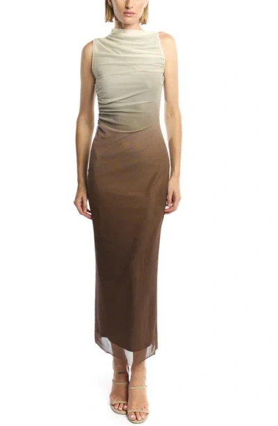 Lblc The Label Kara Dress In Brown