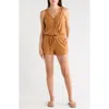Lblc The Label Lauren Romper In Brown