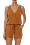 Lblc The Label Lauren Romper In Meerkat In Multi